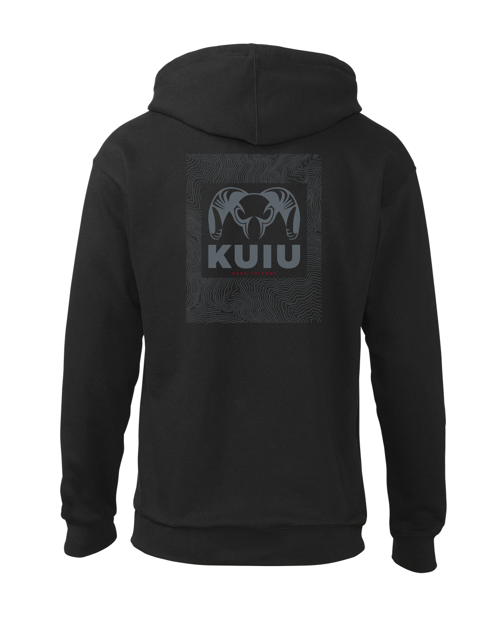 KUIU Topo Back Logo Hoodie | Black