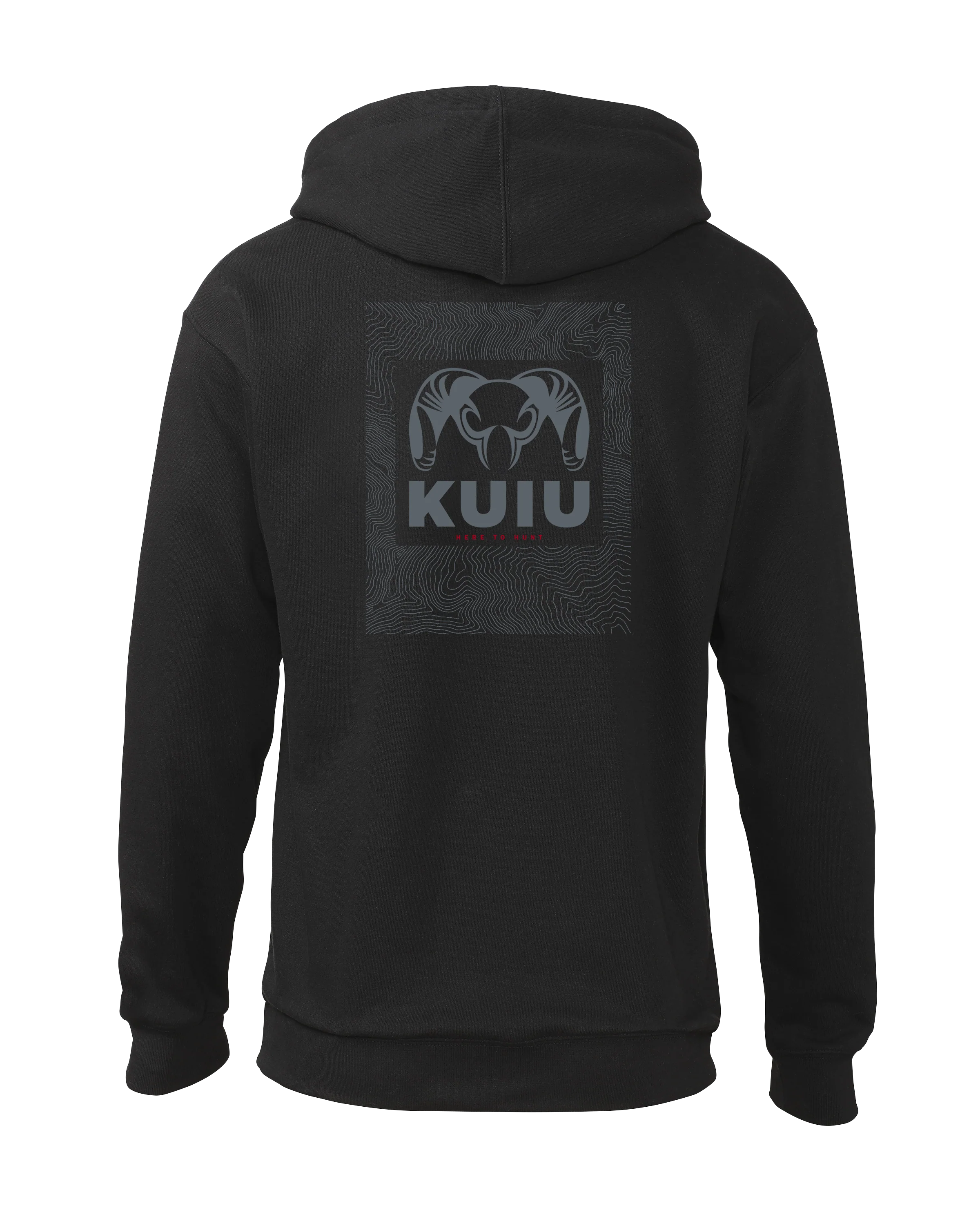 KUIU Topo Back Logo Hoodie | Black