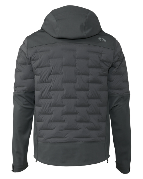 Axis Thermal Hybrid Hooded Jacket | Gunmetal