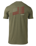 KUIU Retro Flag Fade T-Shirt | Military Green