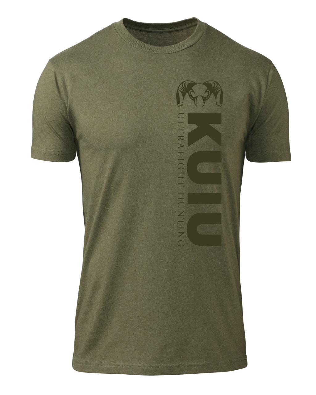 KUIU Solid Vertical T-Shirt | Military Green