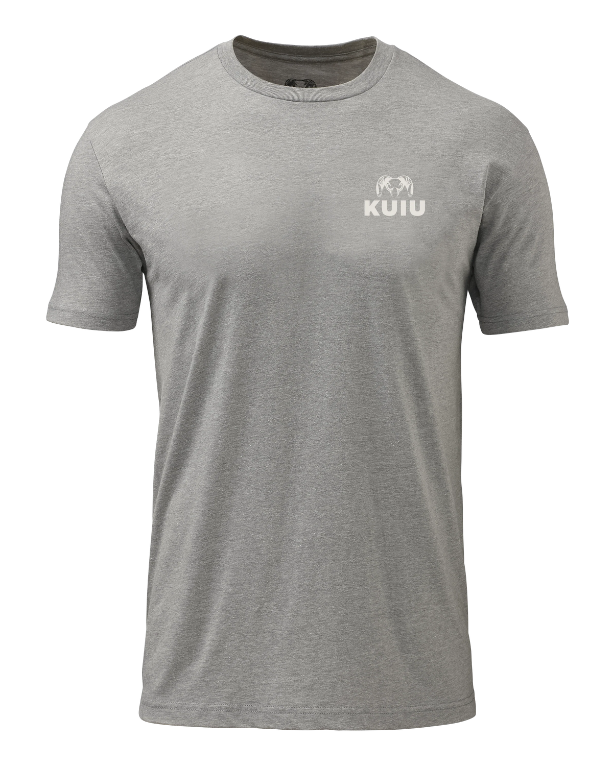 KUIU Retro Flag Fade T-Shirt | Heather Grey