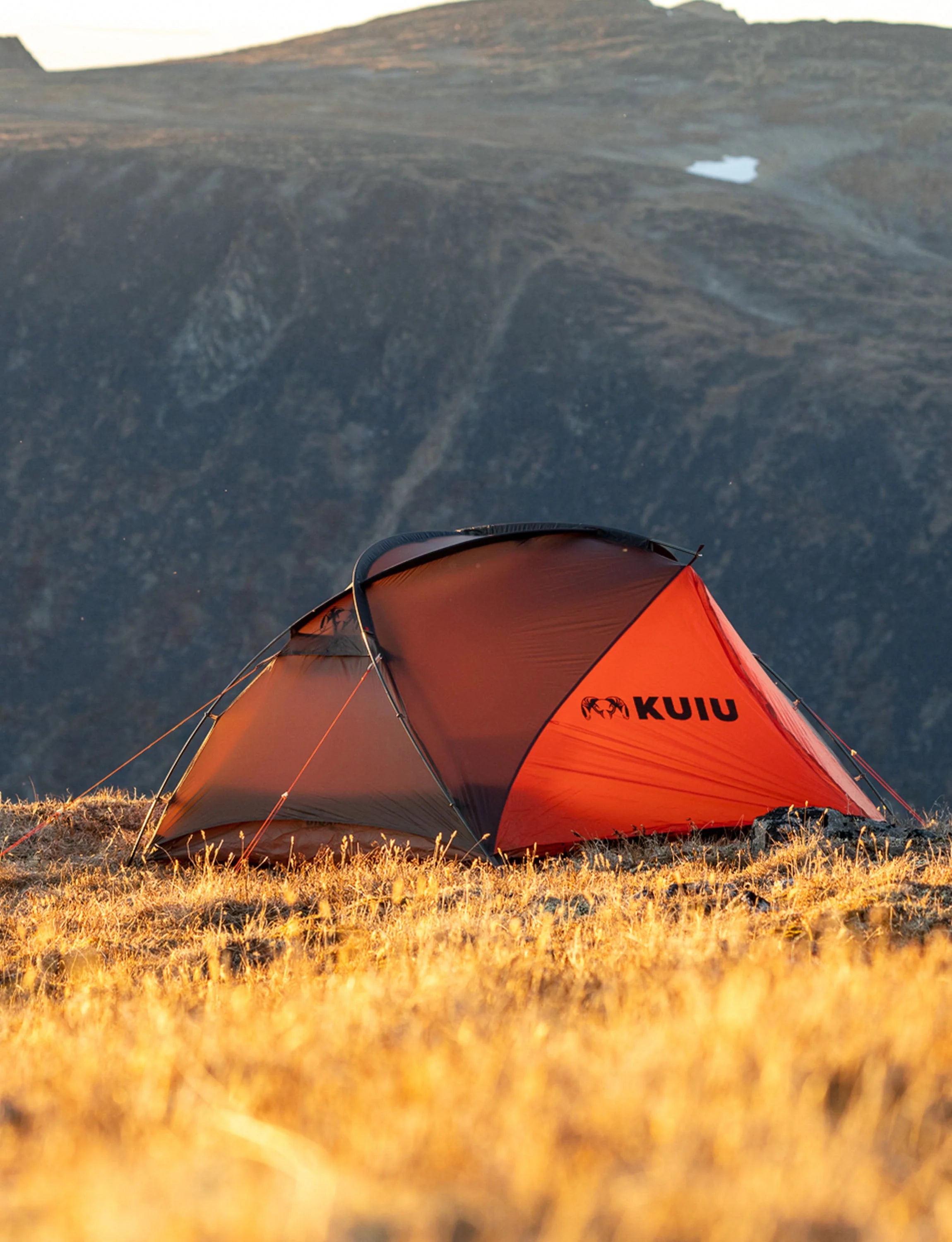 Mountain Star 2 Person Tent Set | Gunmetal-Orange