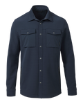 Blockfield Fleece Shirt Jacket | Steel Blue