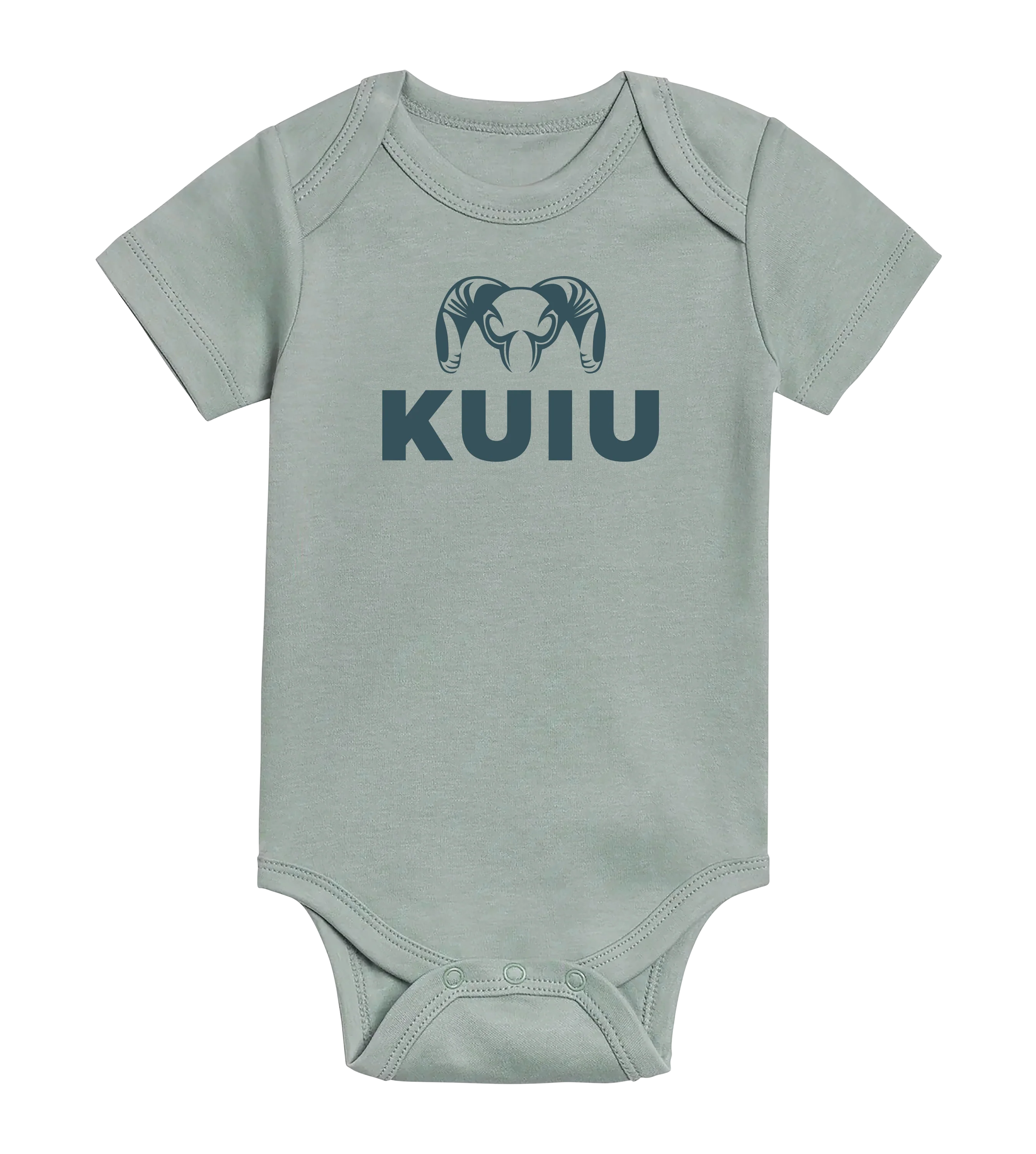 KUIU Stacked Logo Baby One-Piece | Tide
