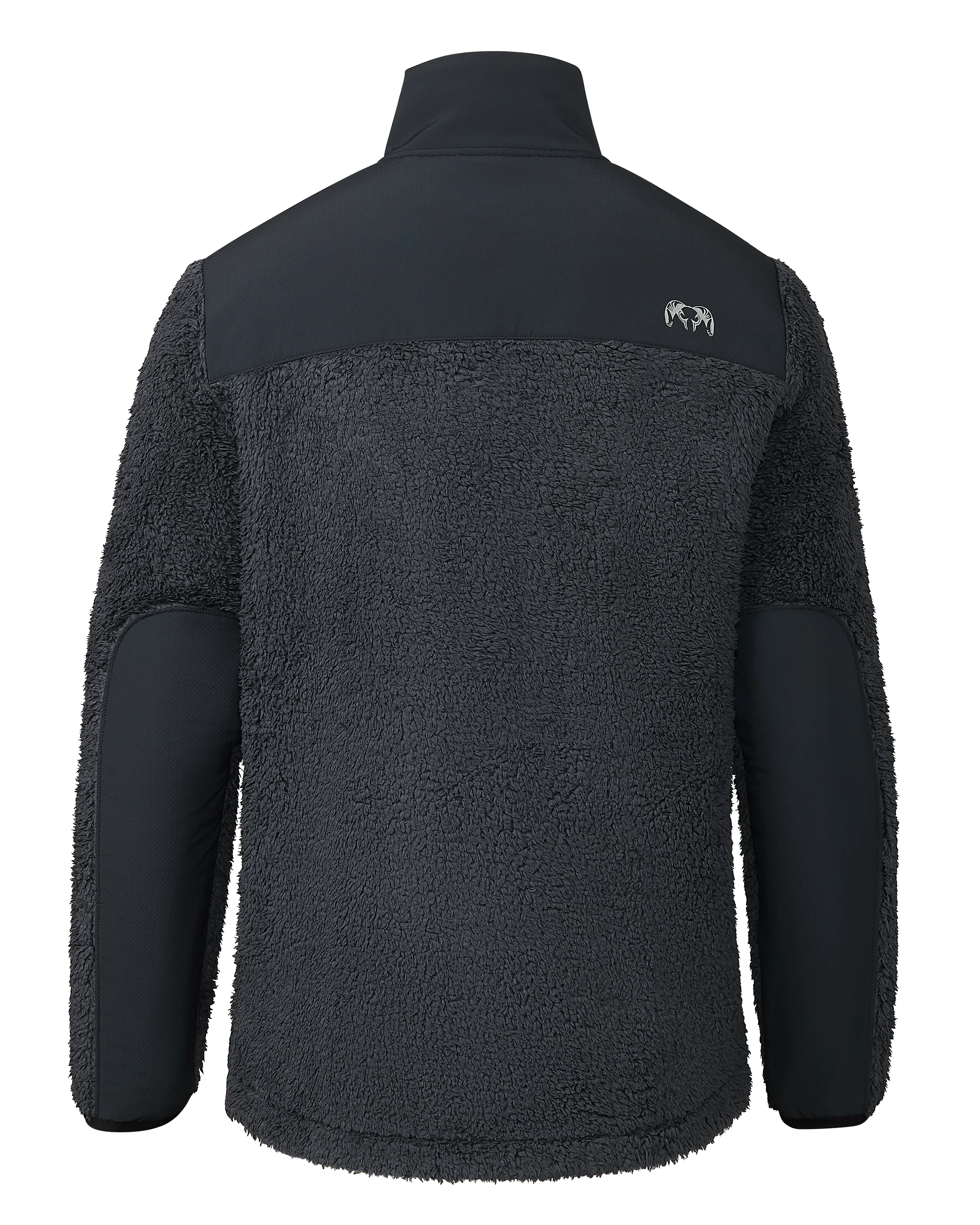 Sherpa Fleece Zip Pullover | Nightfall