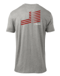 KUIU Retro Flag Fade T-Shirt | Heather Grey