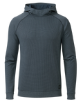 Canyon Waffle Hoodie | Steel Blue Heather