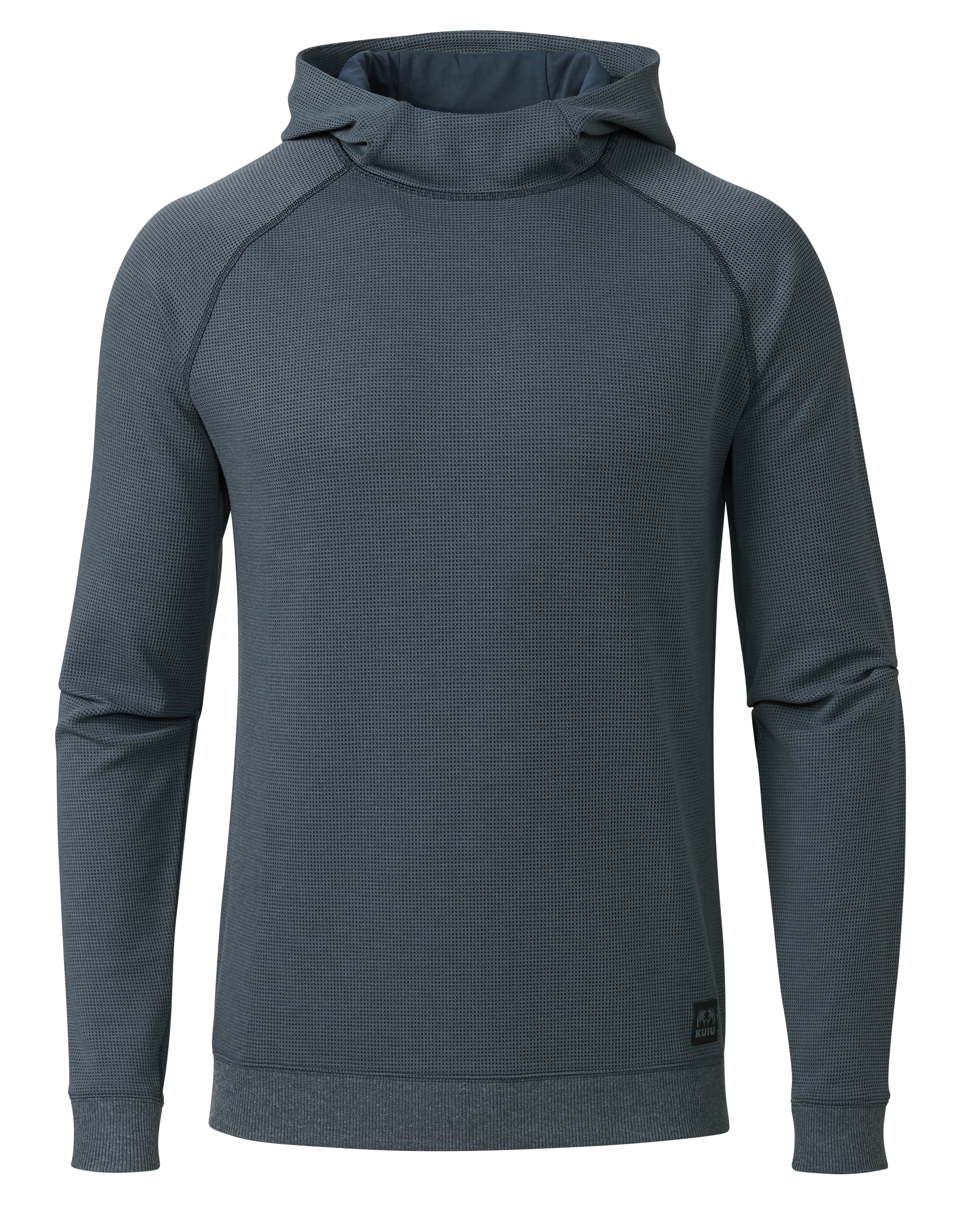 Canyon Waffle Hoodie | Steel Blue Heather