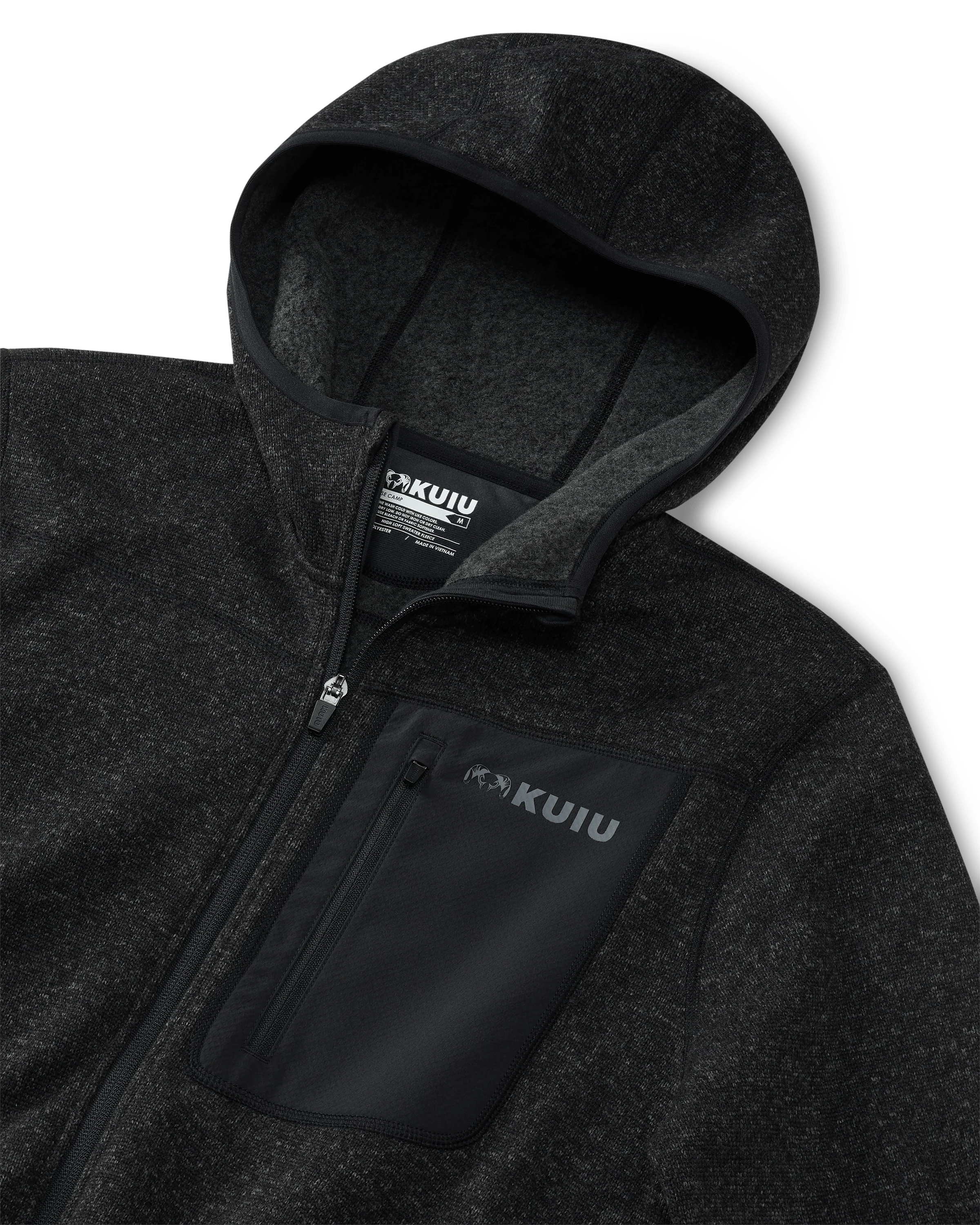 Base Camp Hooded Sweater | Heather Black