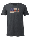 Youth Ram Flag T-Shirt | Charcoal