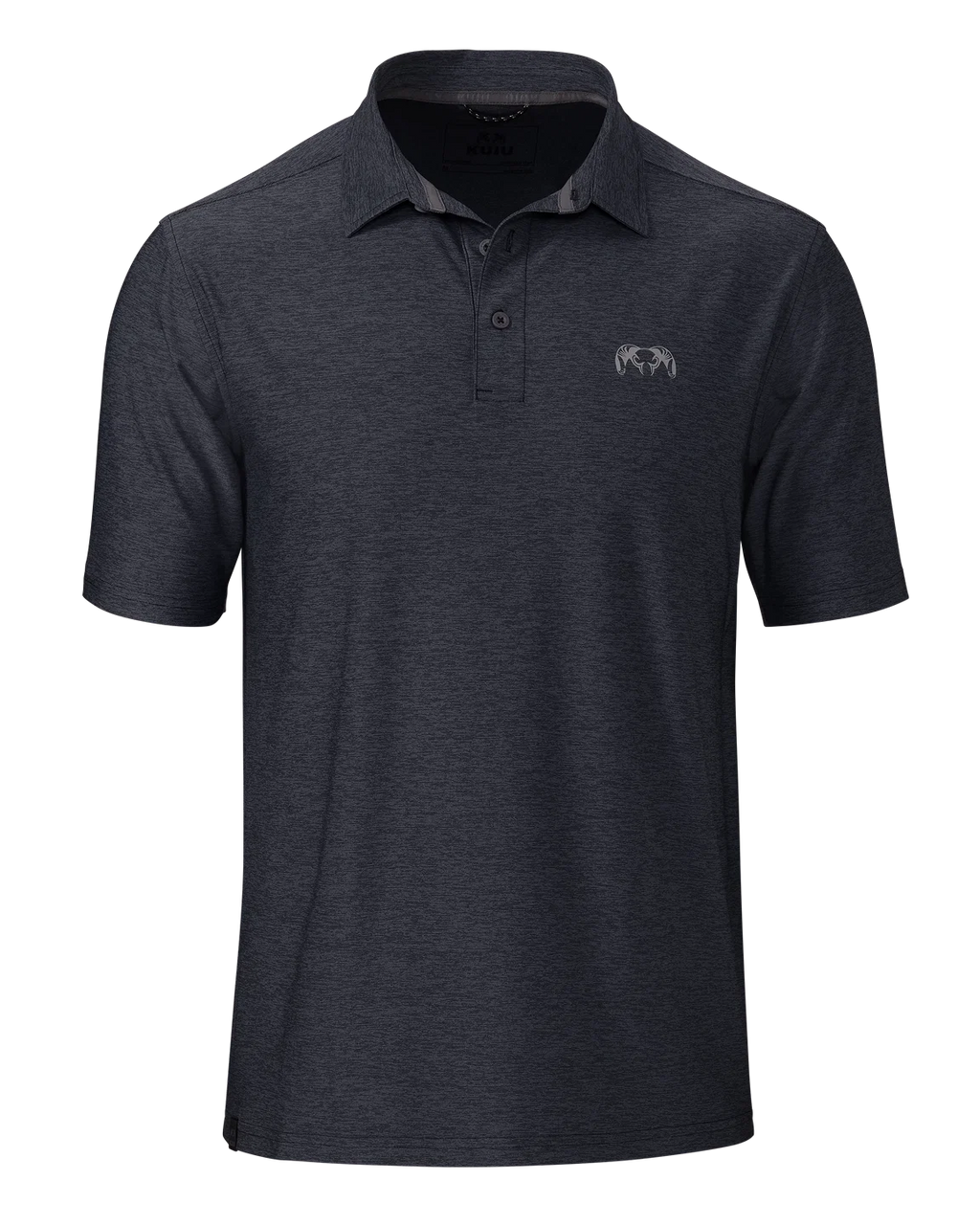 KUIU Performance Polo | Heather Steel Blue