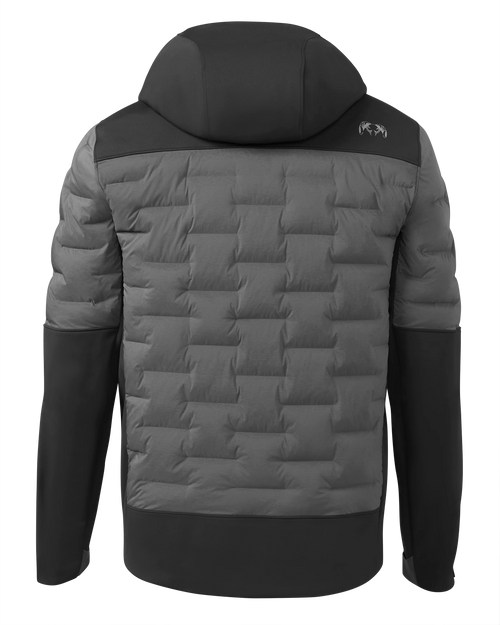 Axis Thermal Hybrid Hooded Jacket | Black-Gunmetal