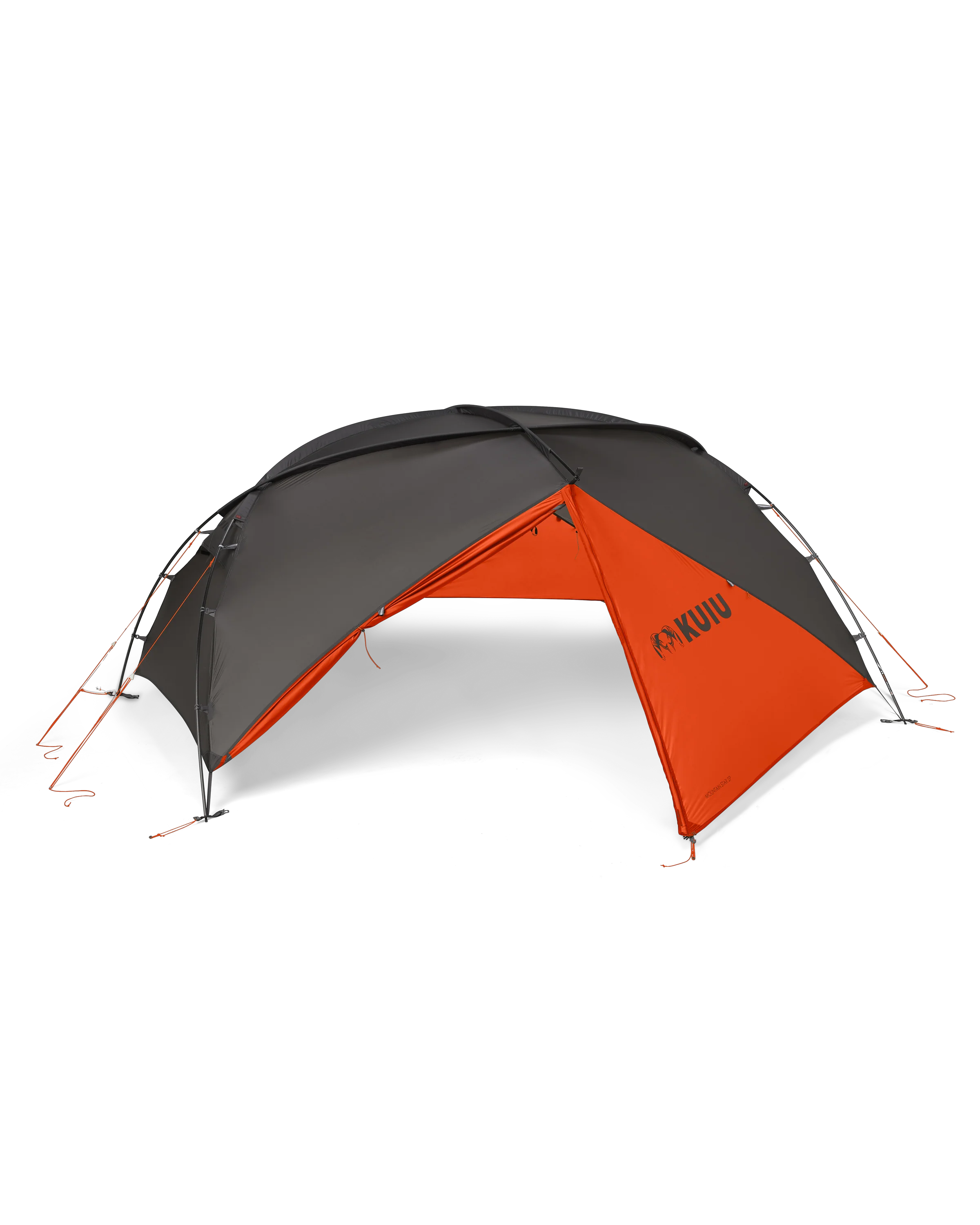 Mountain Star 2 Person Tent Set | Gunmetal-Orange