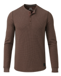 Canyon Waffle Henley | Cedar Heather