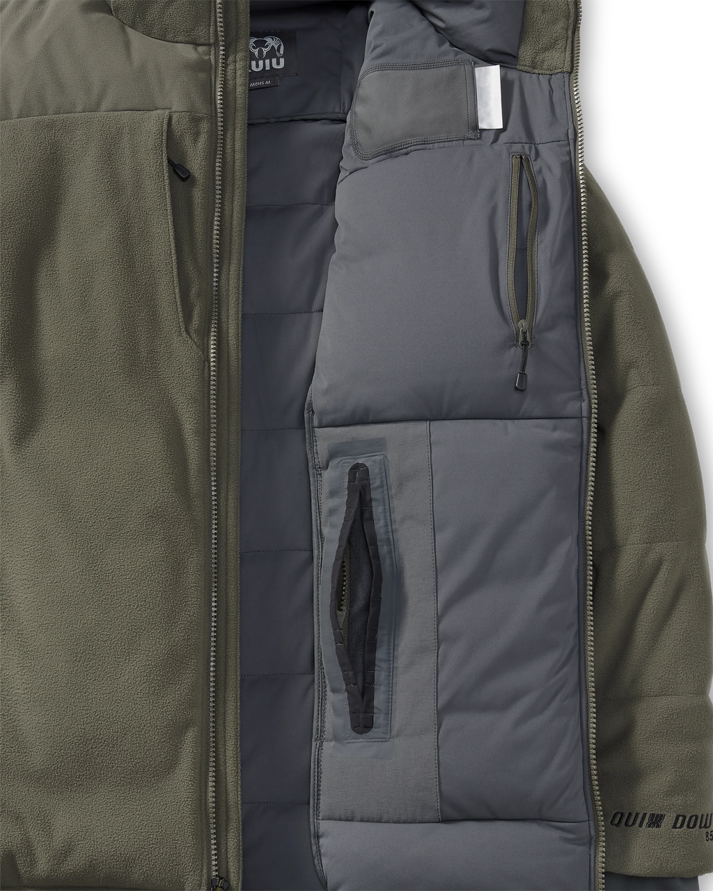 Super Down Haven Hooded Jacket | Ash