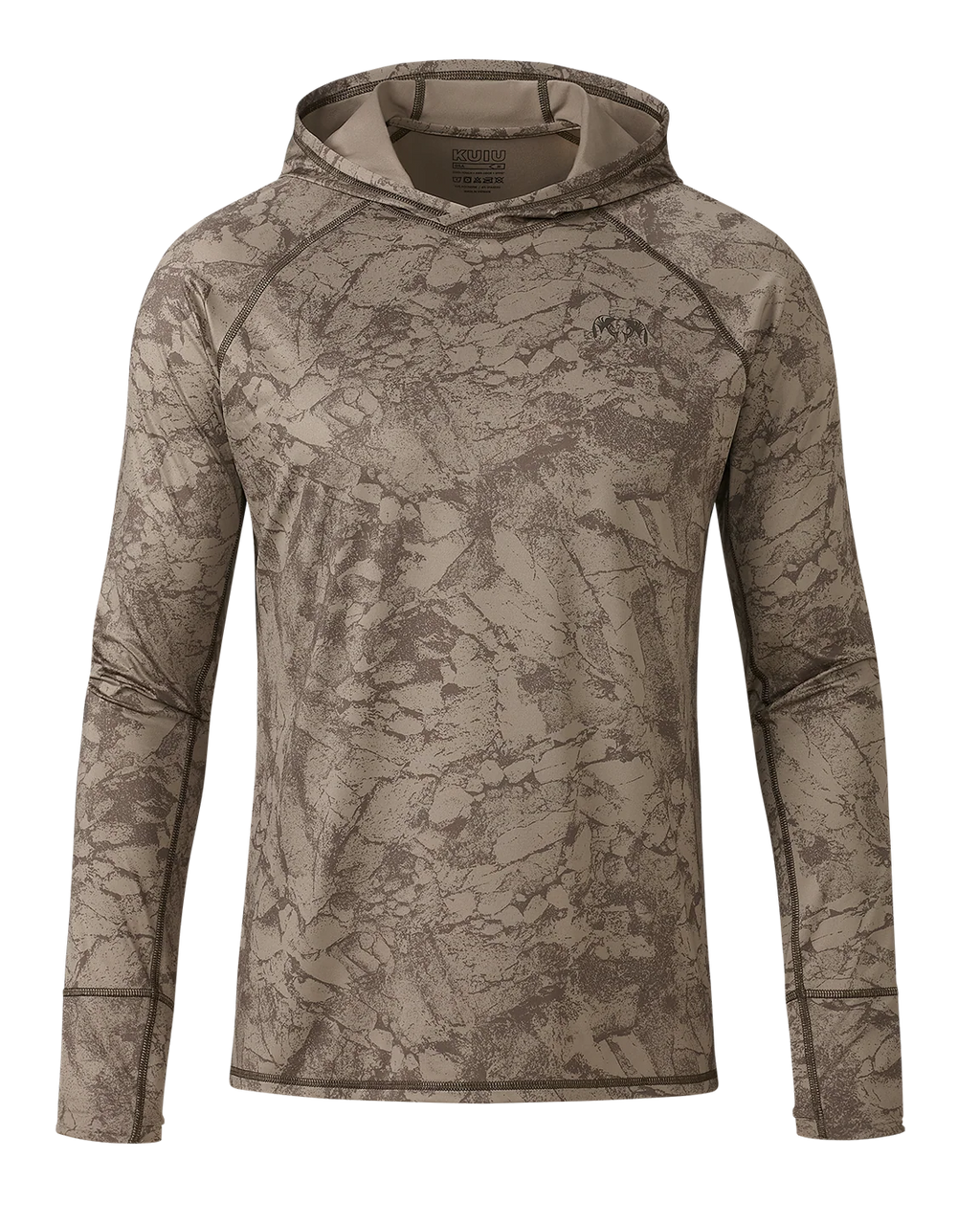 Gila LS Hoodie Gritstone | Silt Gritstone