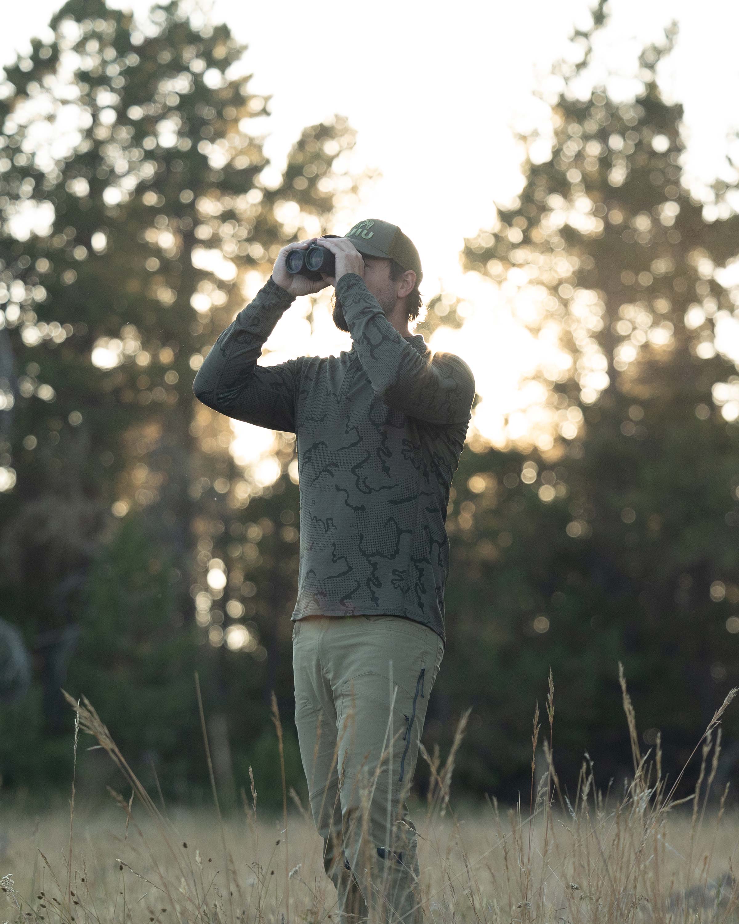 Ridgepoint Fleece Henley | Olive Tonal