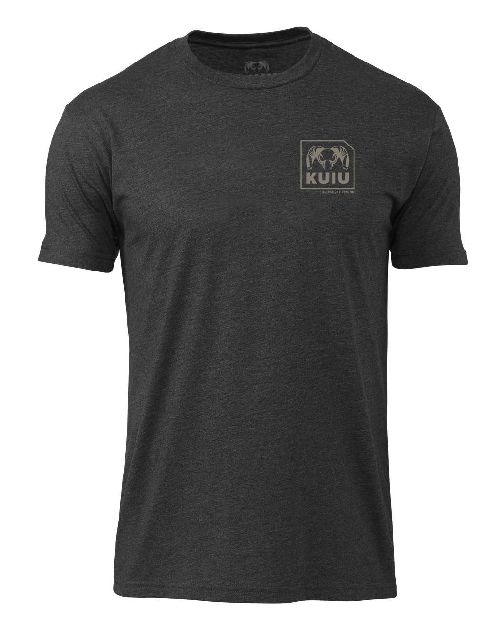 KUIU Square Chest Logo T-Shirt | Charcoal