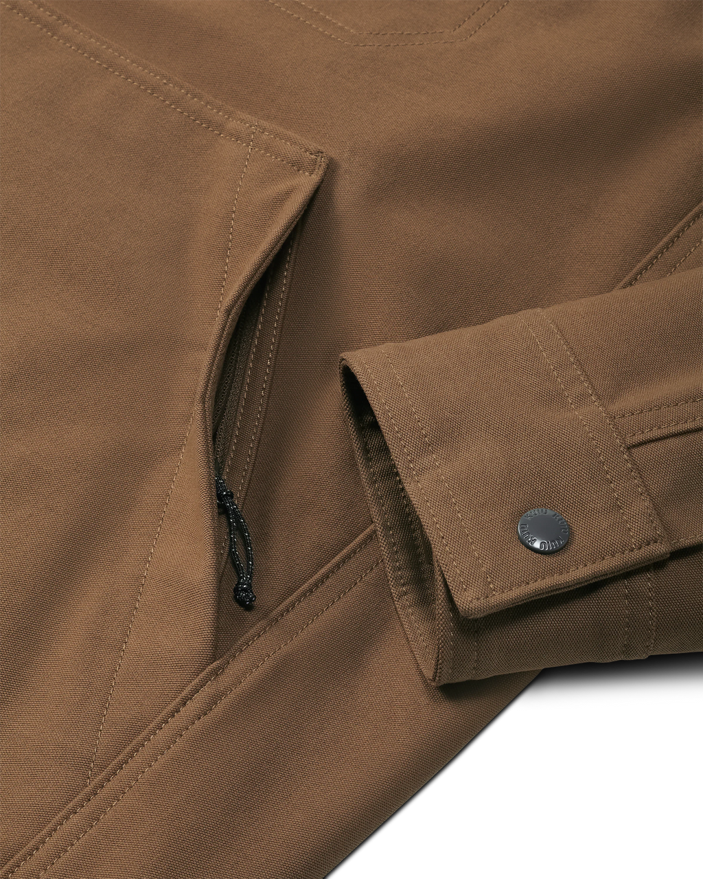 Brawley Hooded Fleece Jacket | Saddle