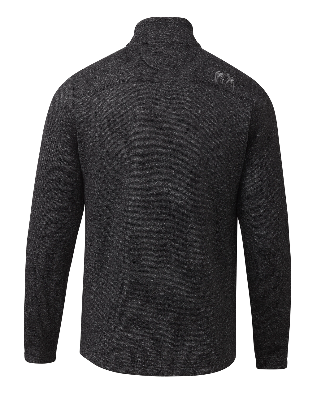 Base Camp Full Zip Sweater | Heather Black