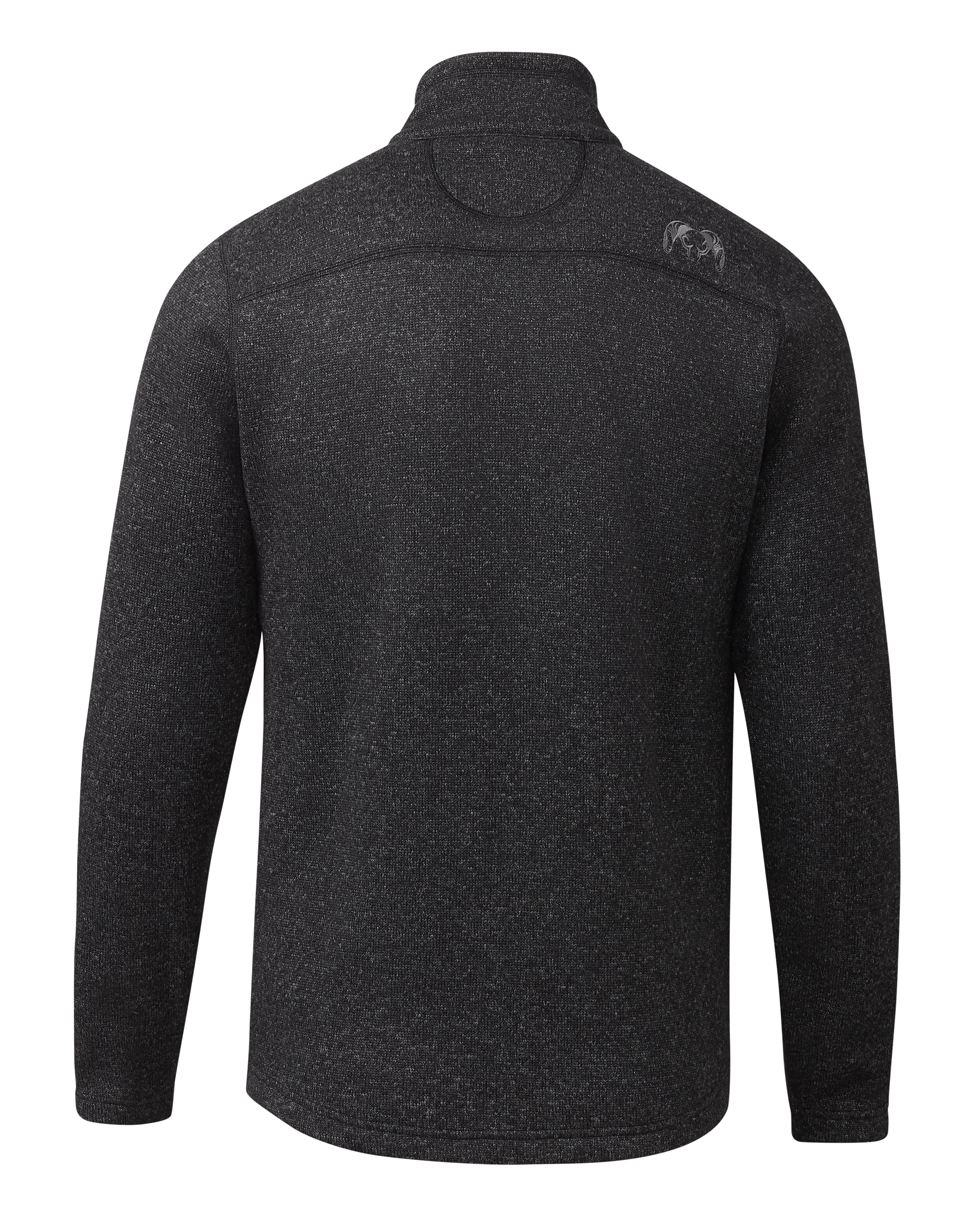 Base Camp Full Zip Sweater | Heather Black