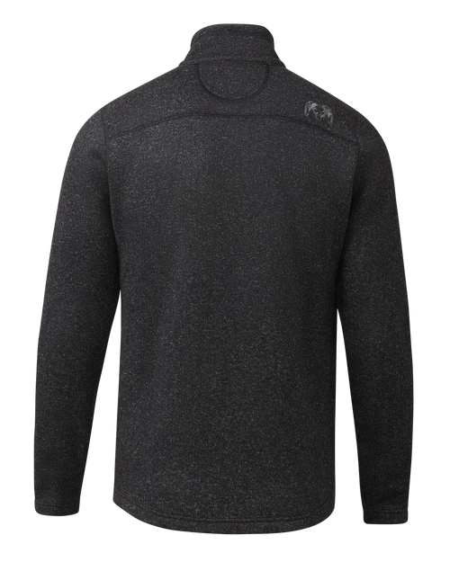 Base Camp Full Zip Sweater | Heather Black