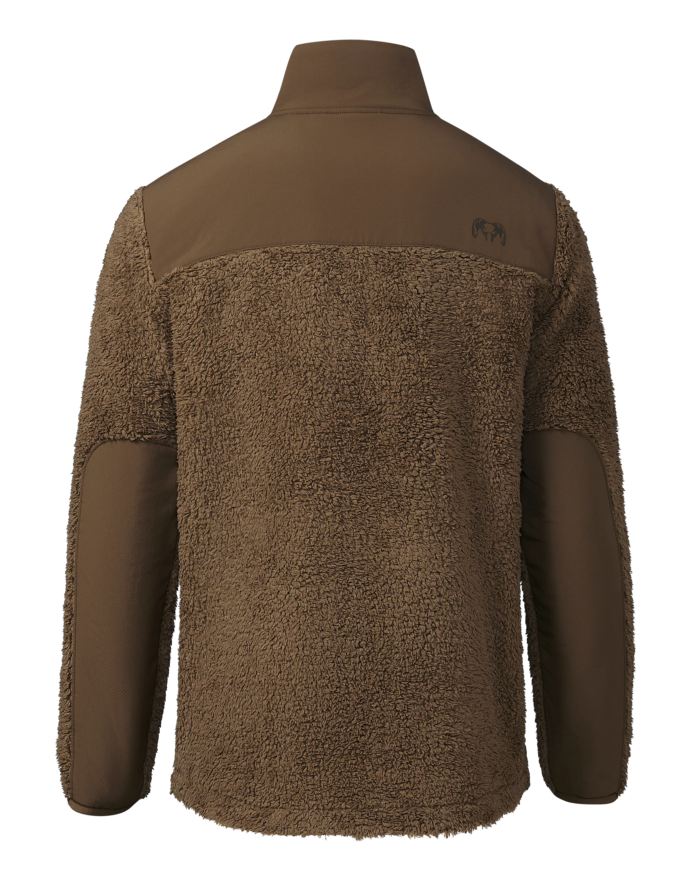 Sherpa Fleece Zip Pullover | Grizzly