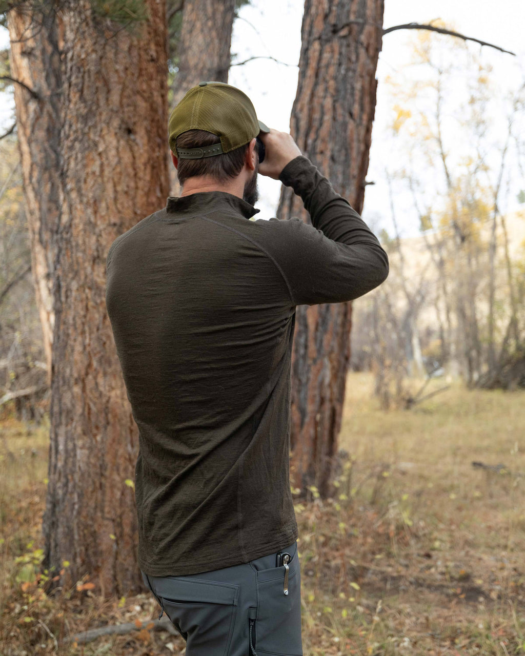 ULTRA Merino 145 Zip-T Hunting Shirt | Gunmetal