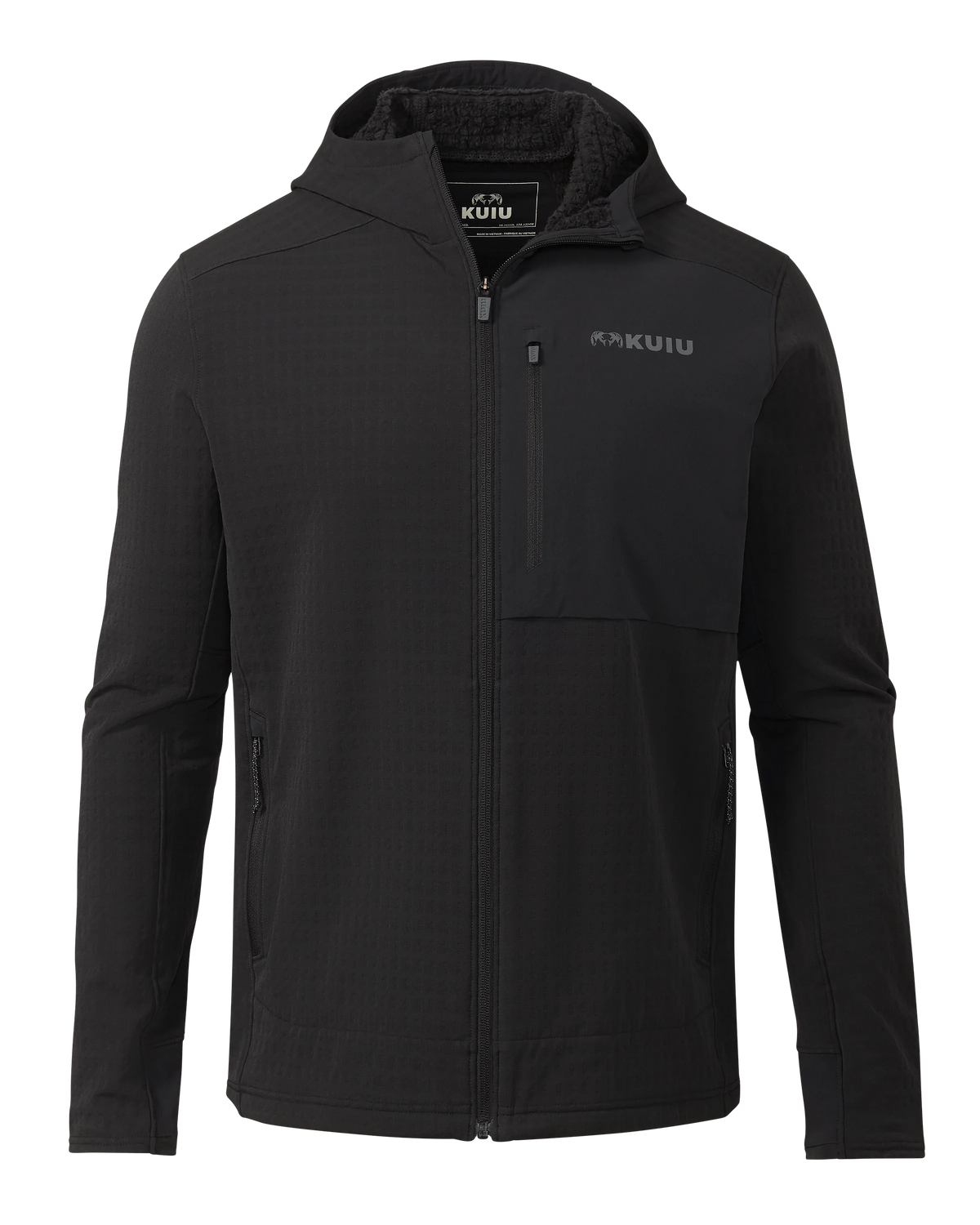 Blockfield Fleece Hoodie | Black