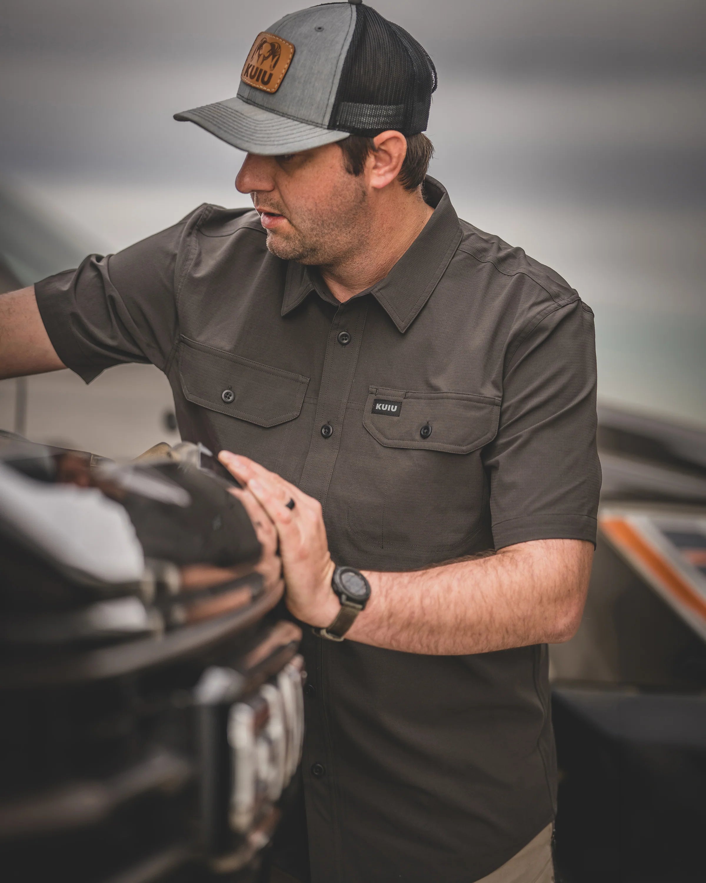 Gauge SS Work Shirt | Khaki