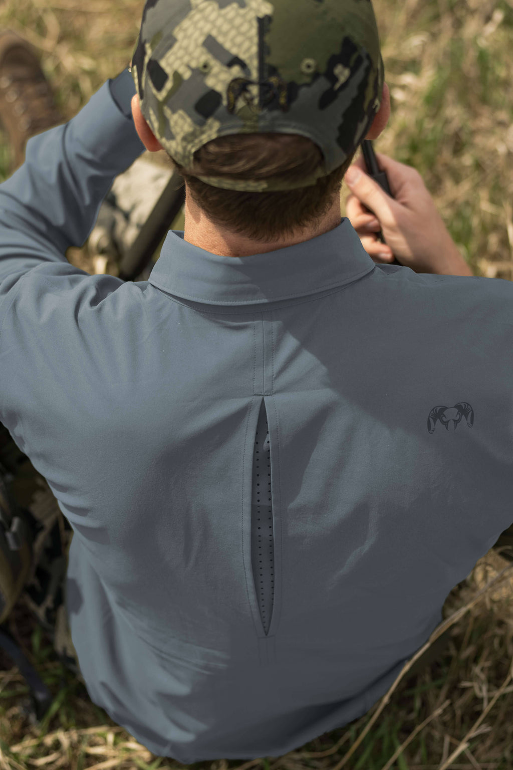 Mesa Vented LS Snap Shirt | Khaki