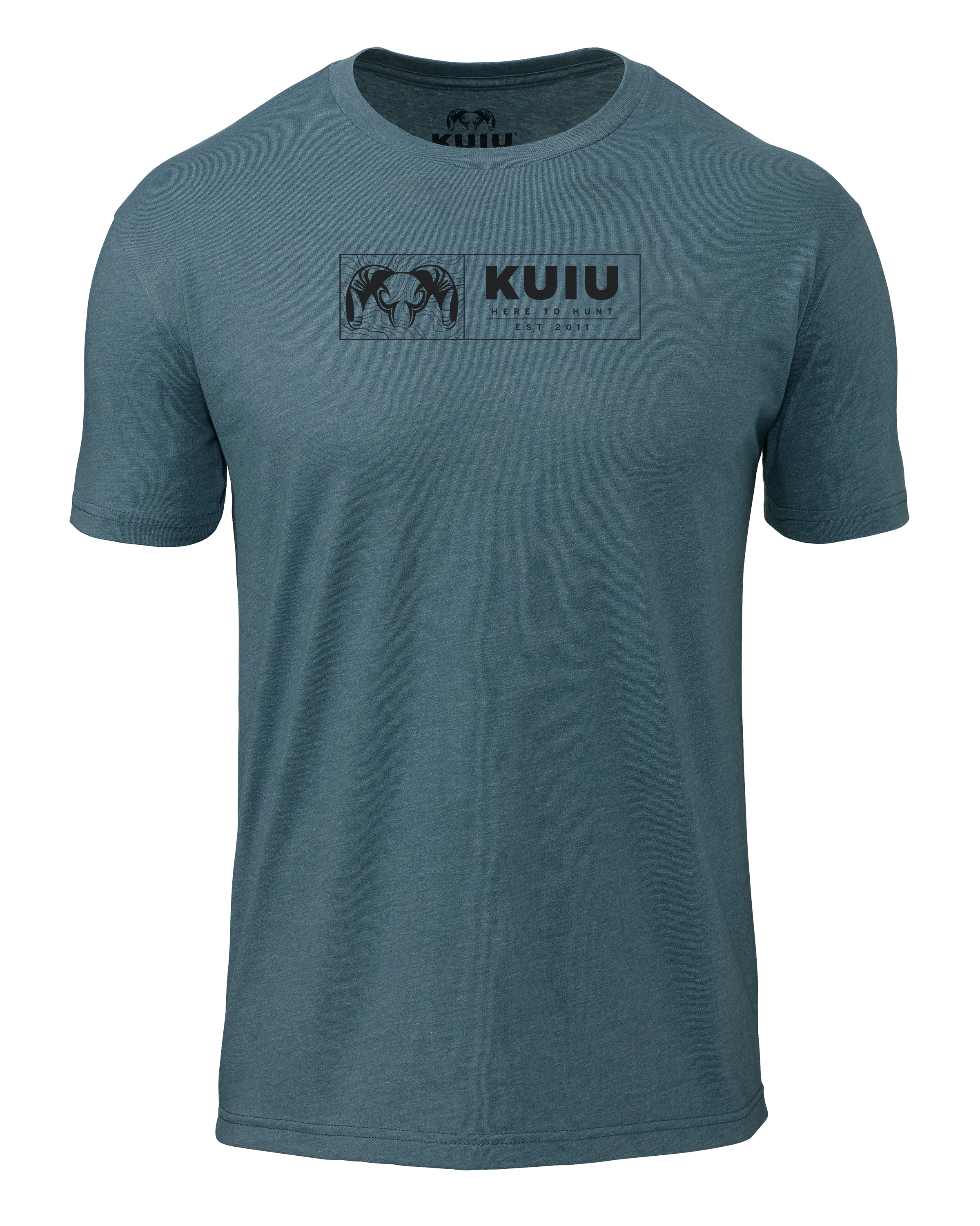 KUIU Topo Block T-Shirt | Indigo