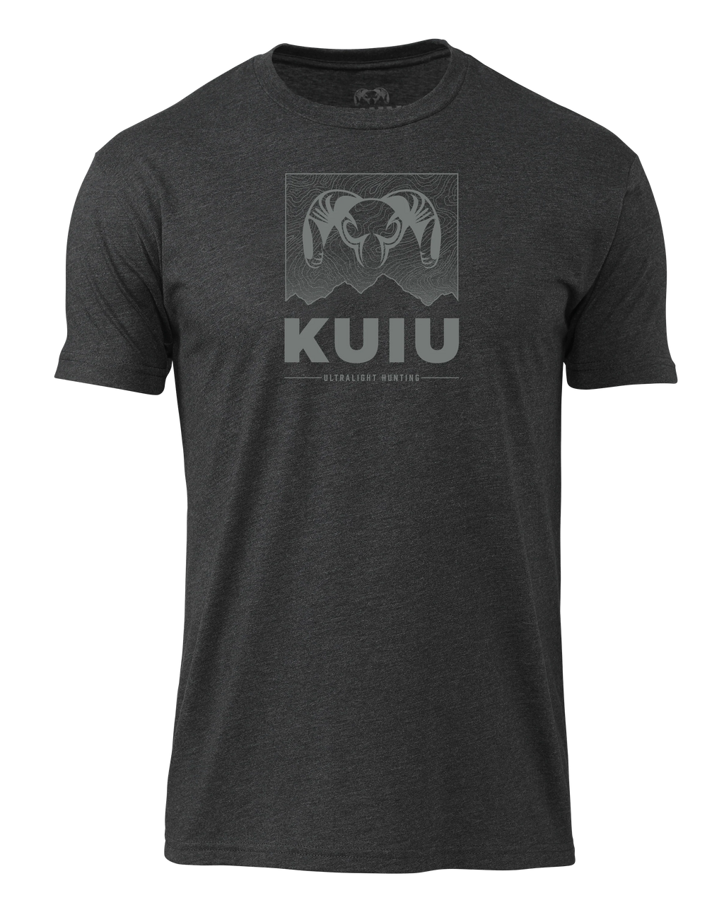 KUIU Topo Mountain T-Shirt | Charcoal