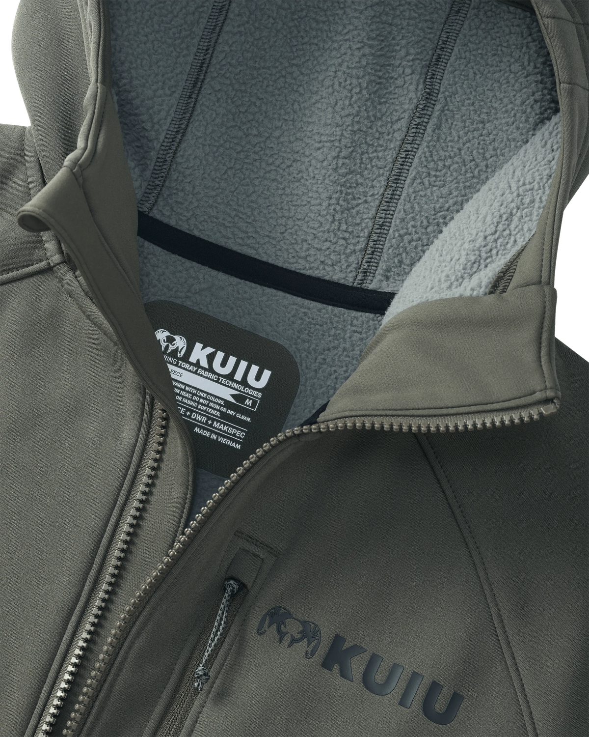 StrongFleece 275 Full Zip Hoodie | Ash