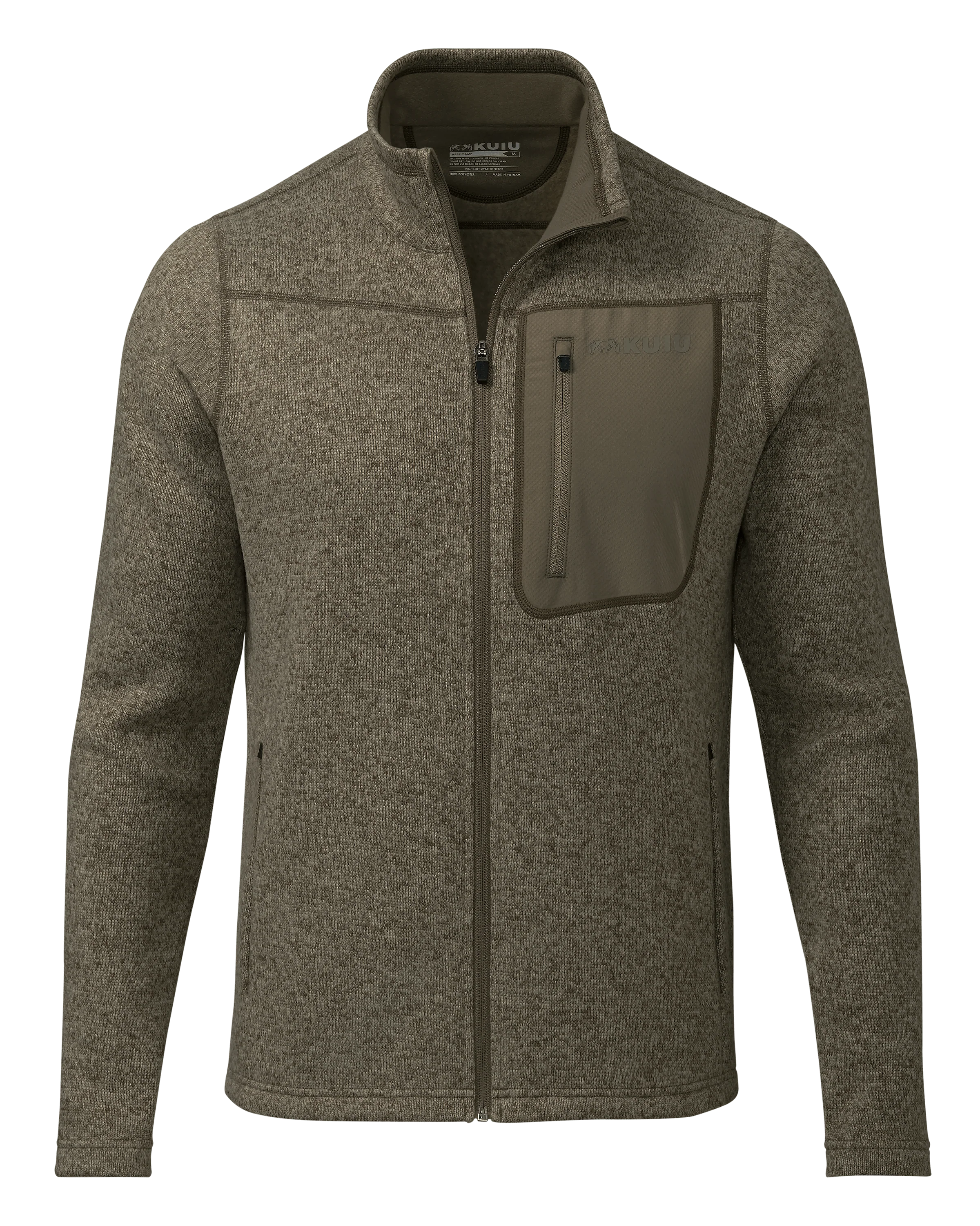 Base Camp Full Zip Sweater | Ash Heather