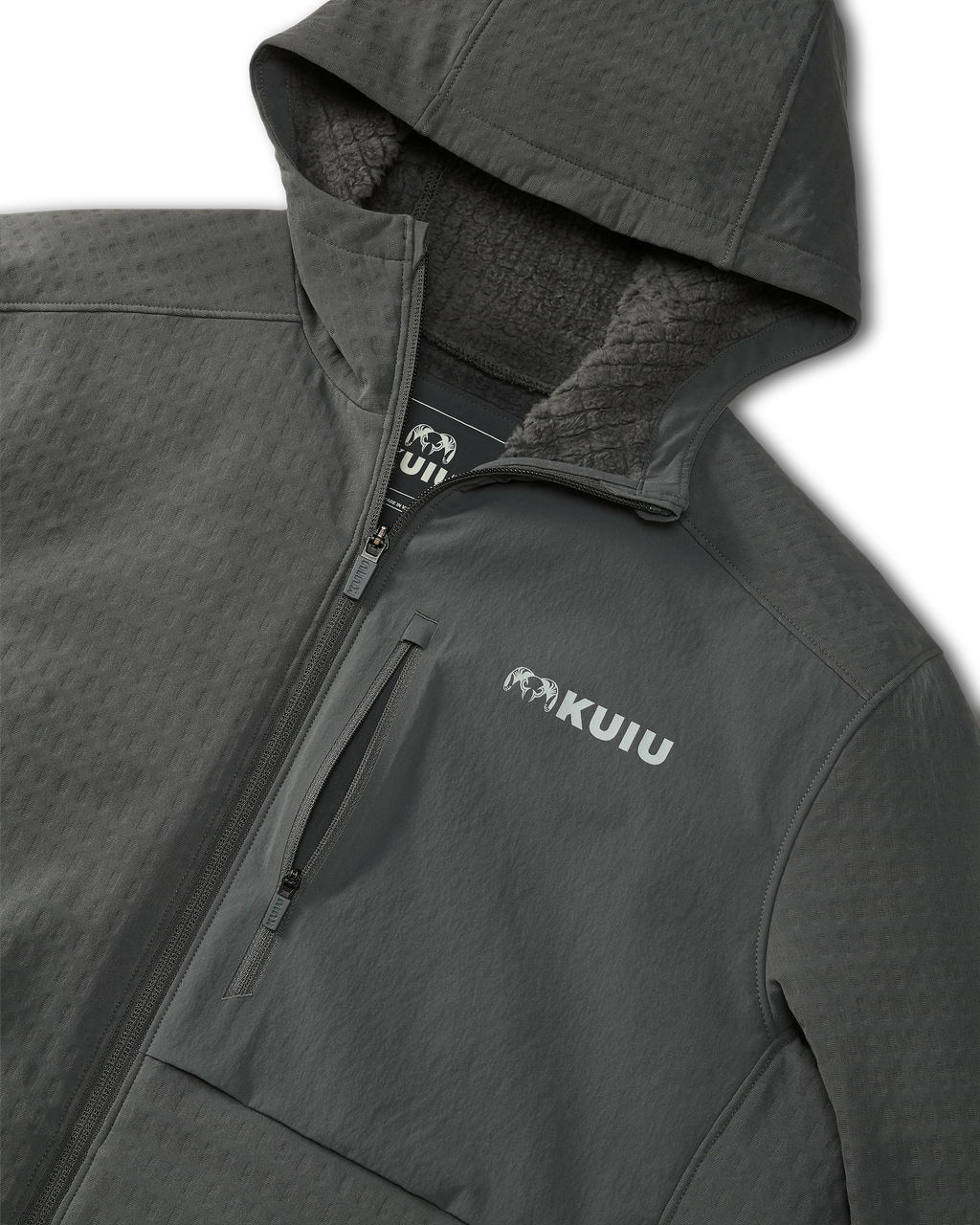 Blockfield Fleece Hoodie | Gunmetal