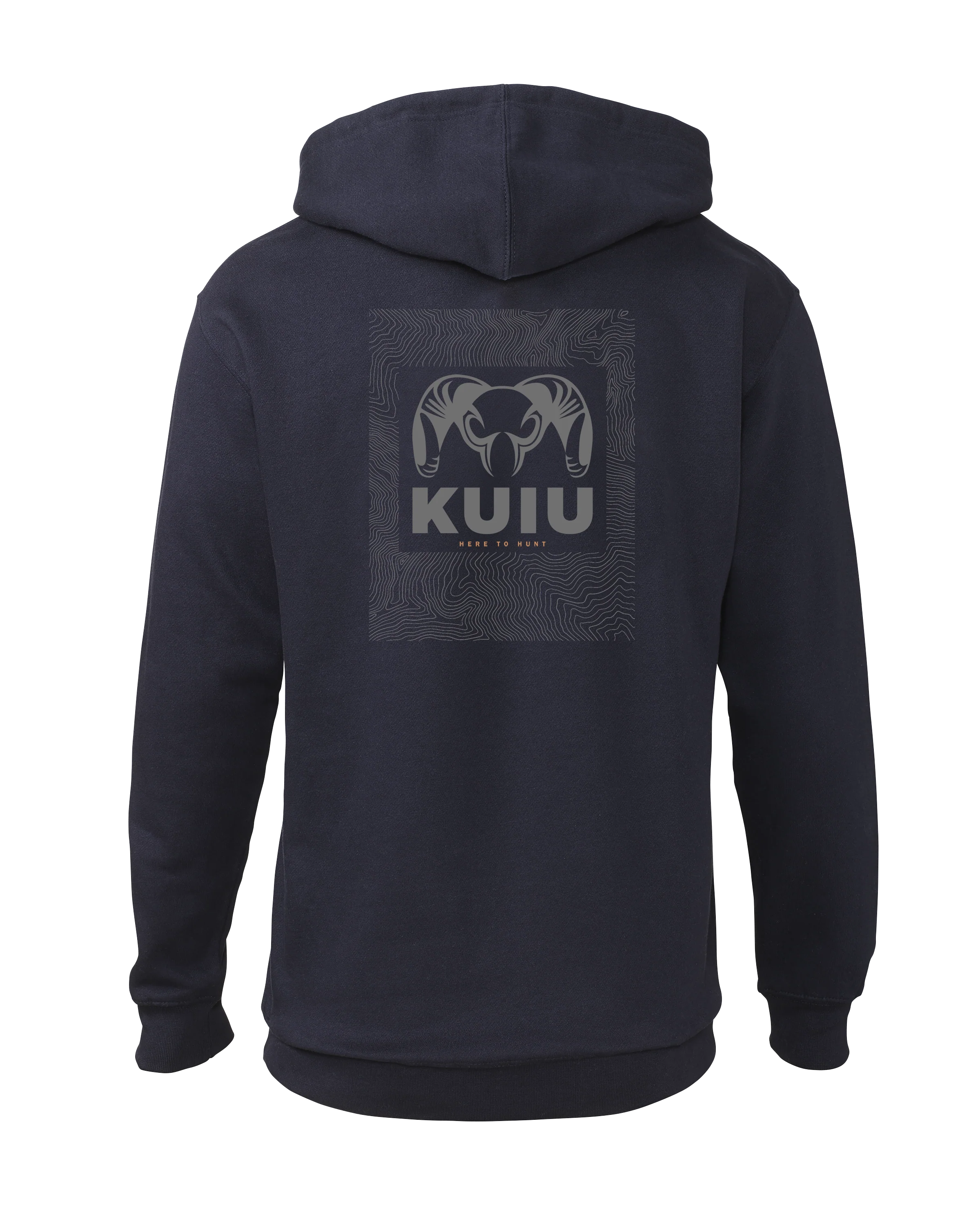 KUIU Topo Back Logo Hoodie | Navy