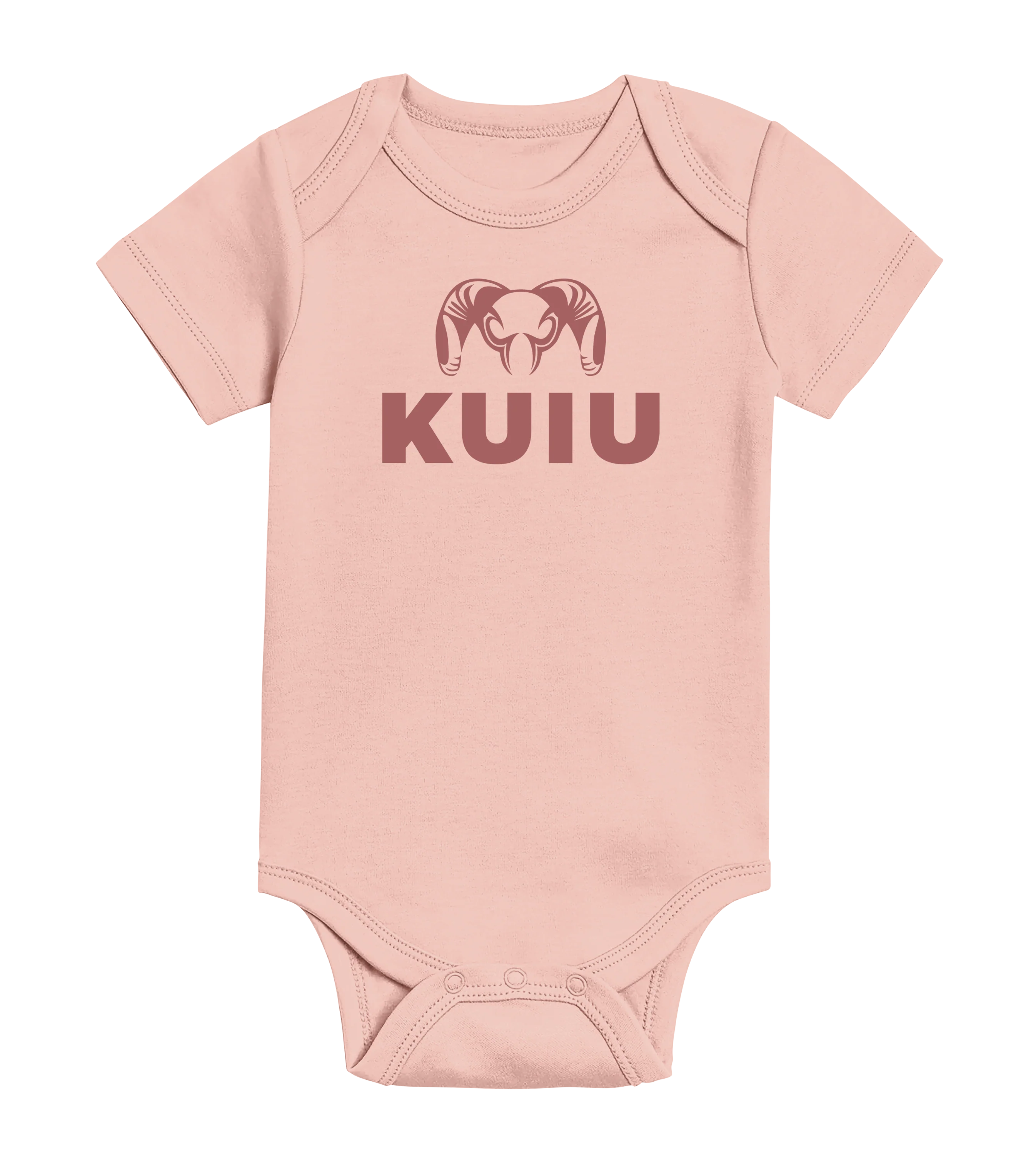 KUIU Stacked Logo Baby One-Piece | Ballet