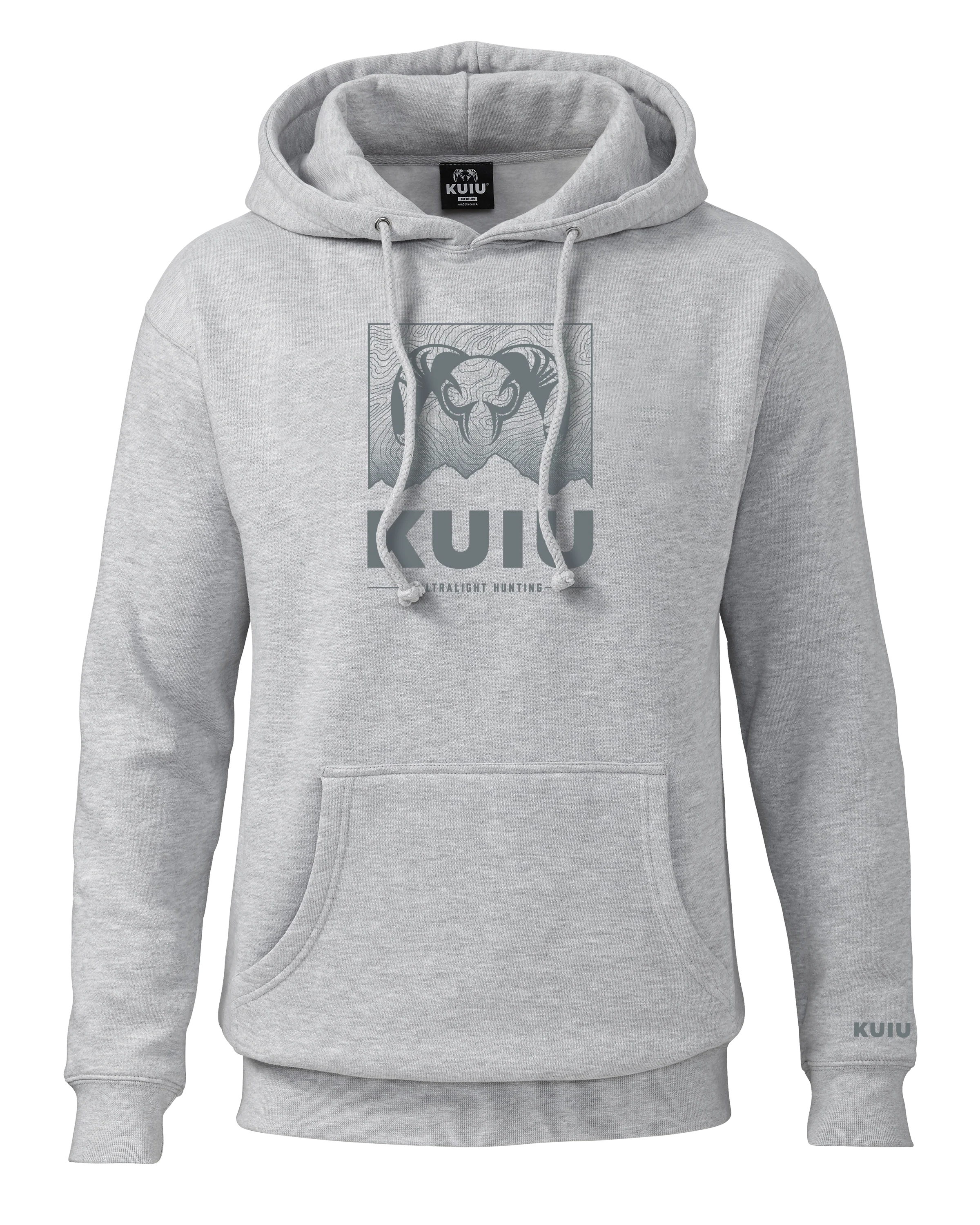KUIU Topo Mountain Hoodie | Heather Grey