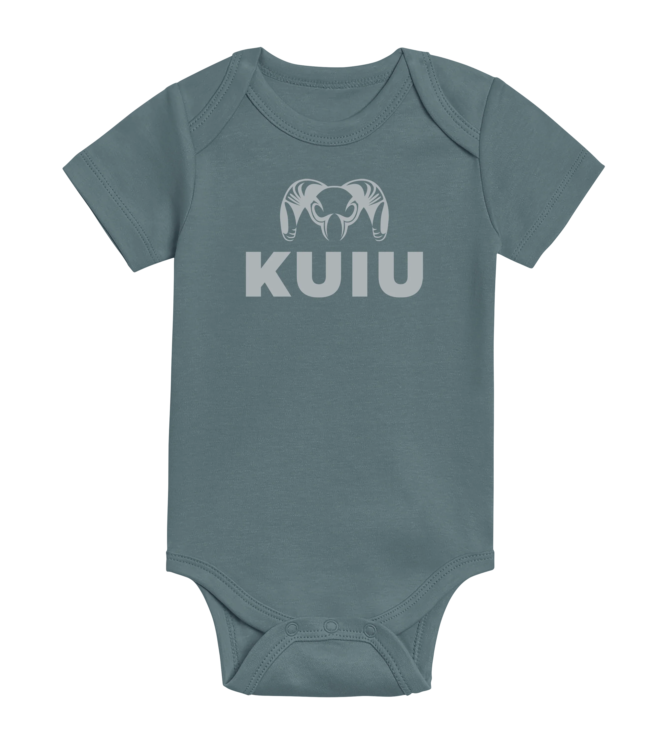 KUIU Stacked Logo Baby One-Piece | Harbor