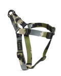 Camo Webbing Dog Harness | Verde