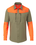 Upland Sporter Shirt | Khaki/Blaze Orange