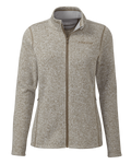 Women's Base Camp Full Zip Sweater | Khaki White Heather