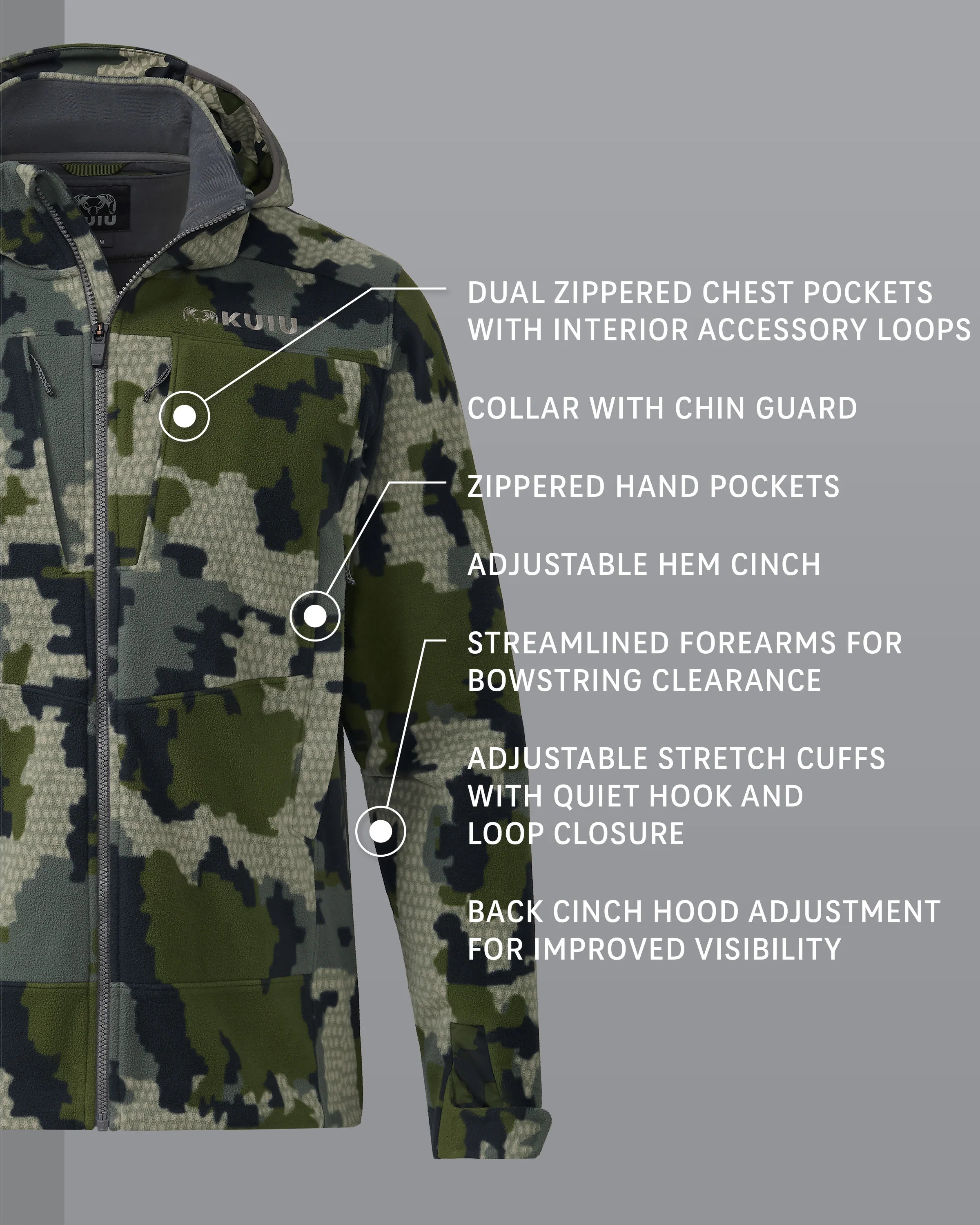KUIU Proximity LT Hooded Jacket | Verde