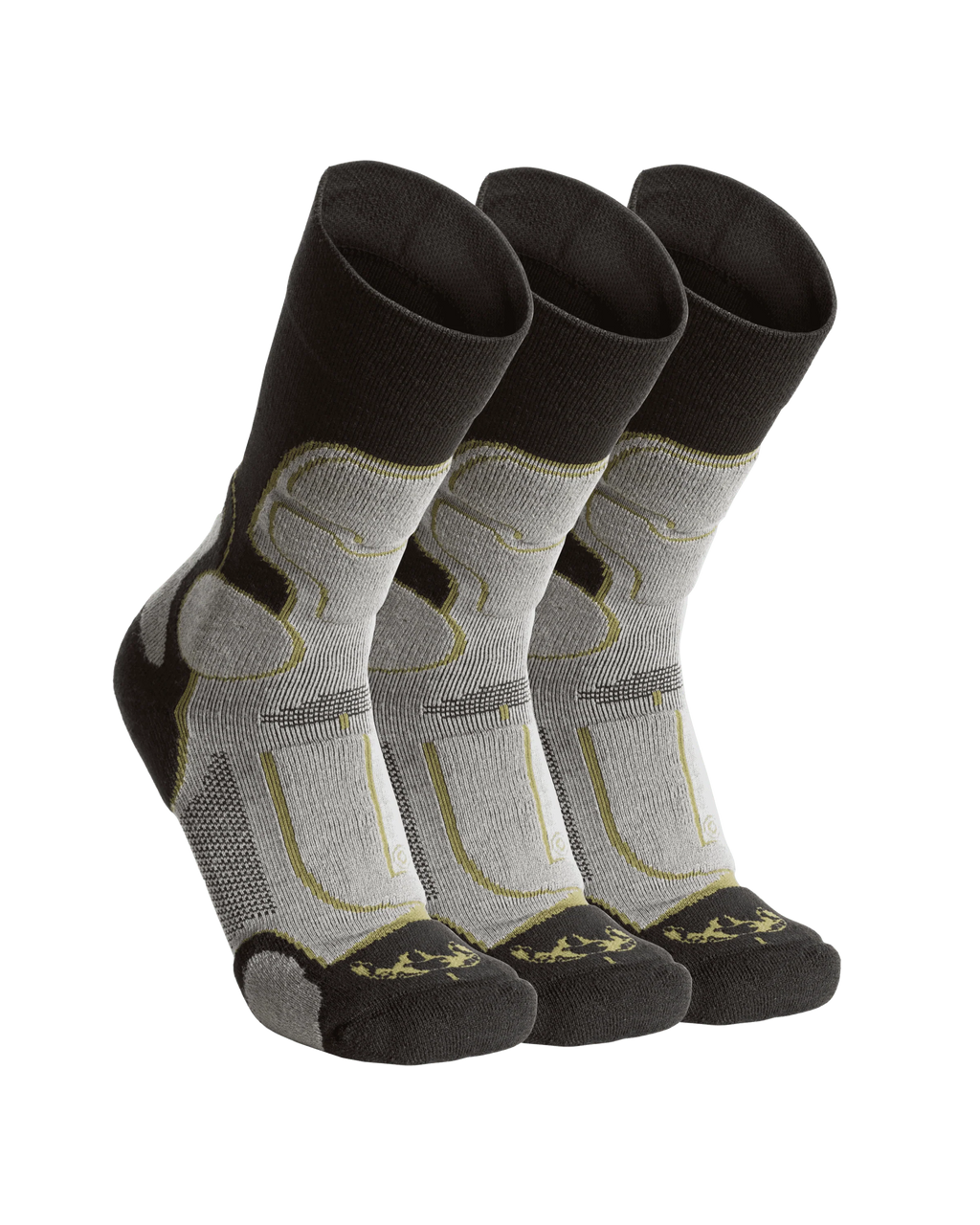 ULTRA Merino Crew Sock 3-Pair Pack | Grey Green
