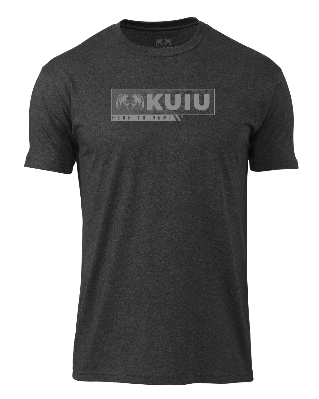 KUIU Here to Hunt Gritstone T-Shirt | Charcoal
