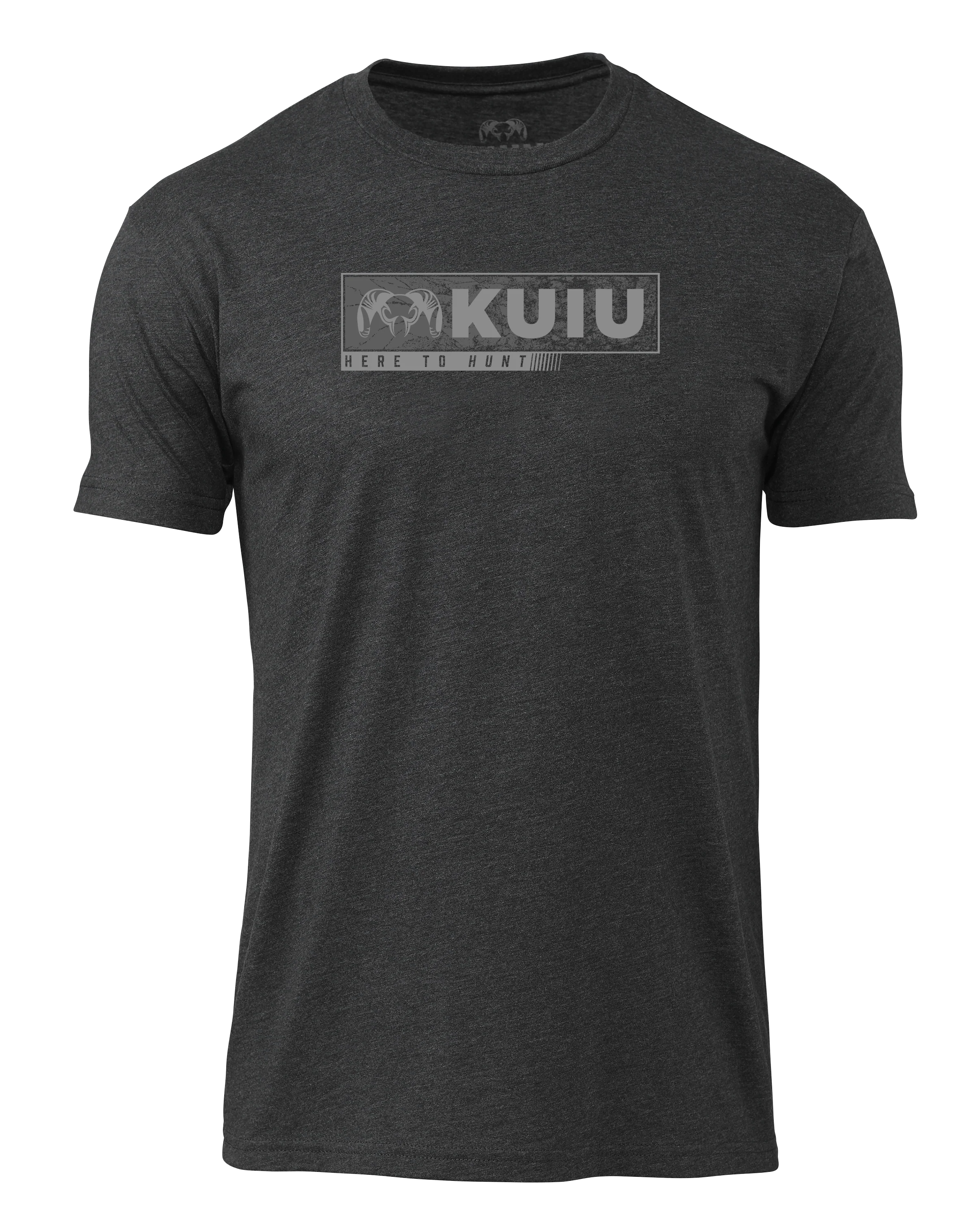 KUIU Here to Hunt Gritstone T-Shirt | Charcoal