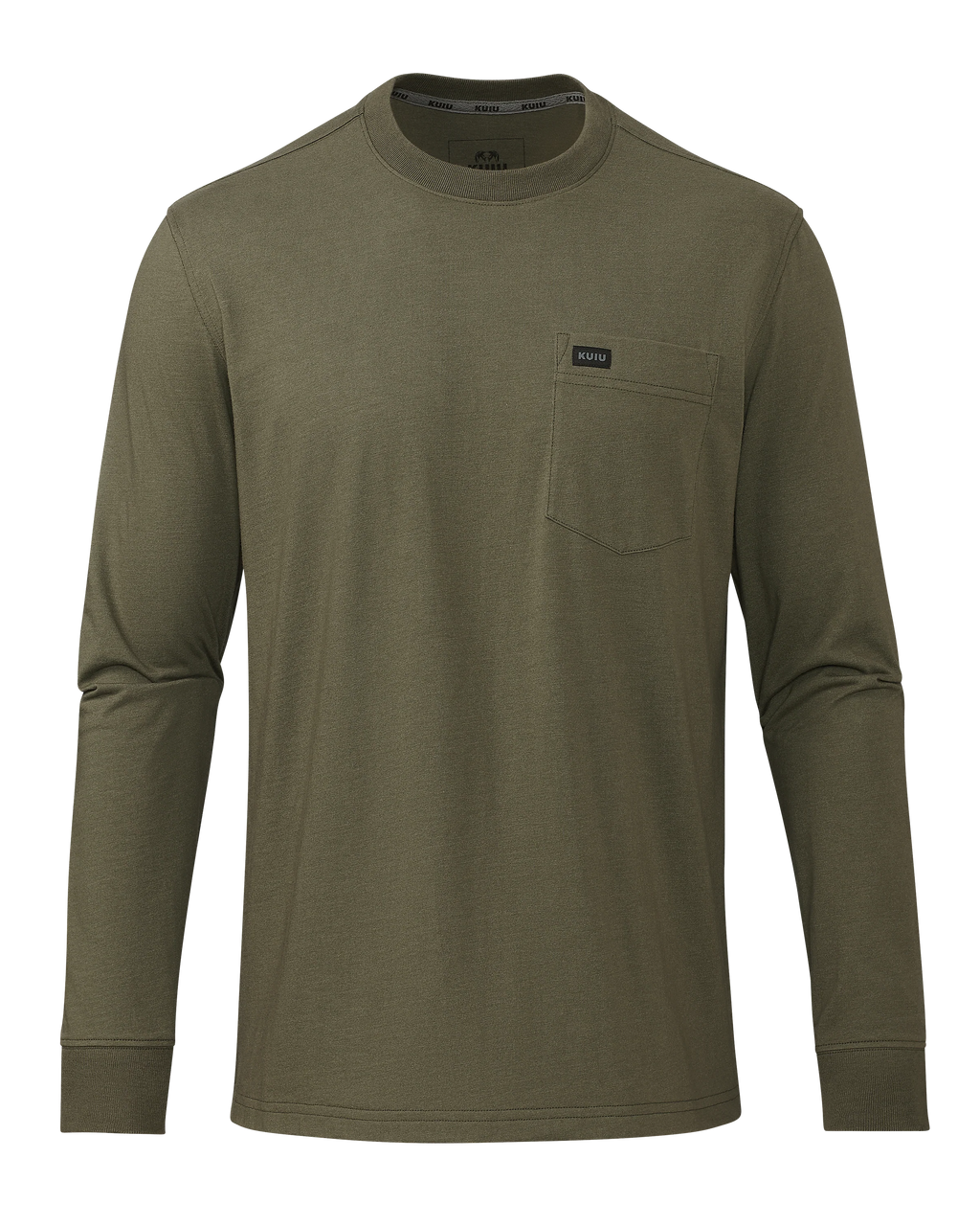 Workgrade LS Pocket Crew | Evergreen