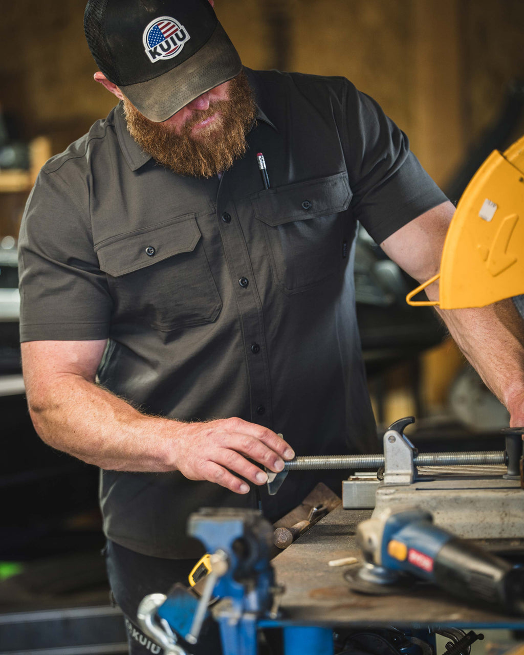 Motive SS Workgrade Shirt | Asphalt